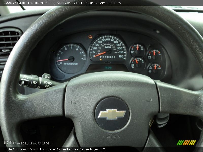 Sandstone Metallic / Light Cashmere/Ebony 2006 Chevrolet TrailBlazer LS 4x4