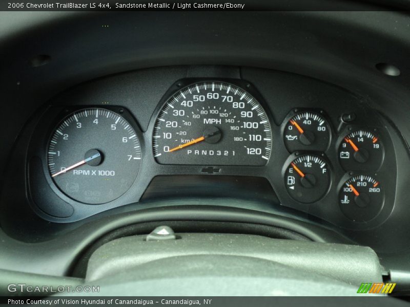 Sandstone Metallic / Light Cashmere/Ebony 2006 Chevrolet TrailBlazer LS 4x4