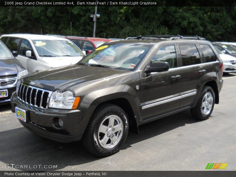 Dark Khaki Pearl / Dark Khaki/Light Graystone 2006 Jeep Grand Cherokee Limited 4x4