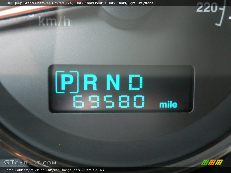 Dark Khaki Pearl / Dark Khaki/Light Graystone 2006 Jeep Grand Cherokee Limited 4x4