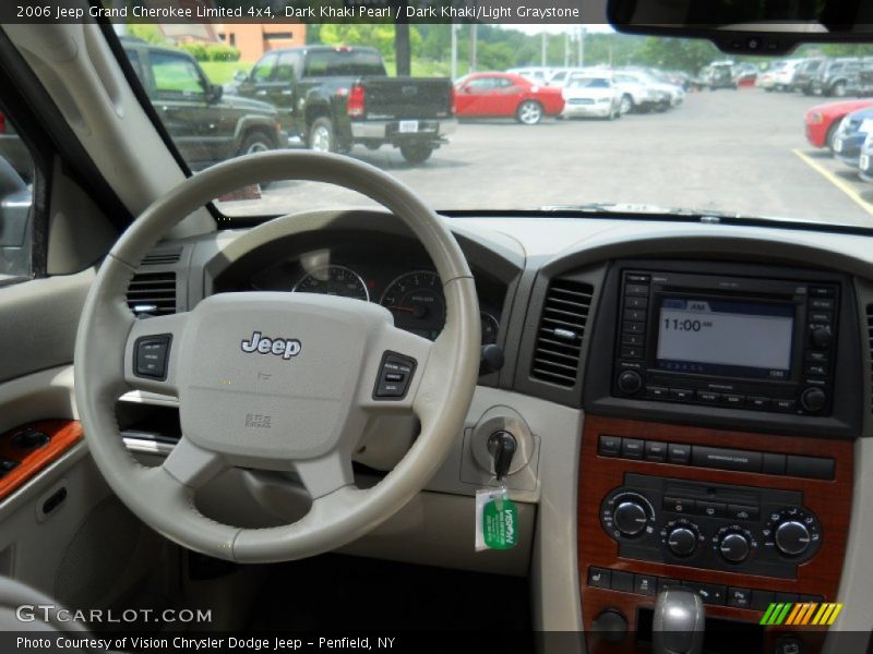 Dark Khaki Pearl / Dark Khaki/Light Graystone 2006 Jeep Grand Cherokee Limited 4x4