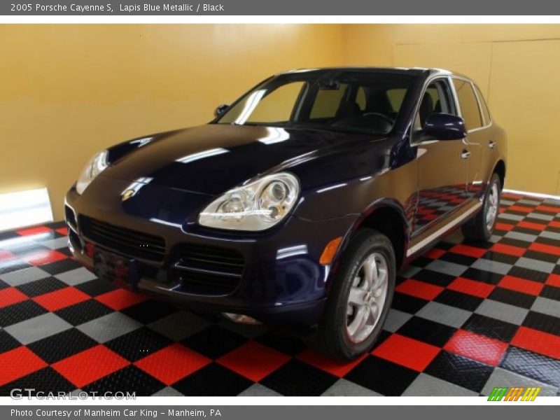 Lapis Blue Metallic / Black 2005 Porsche Cayenne S