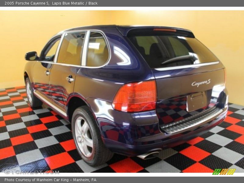 Lapis Blue Metallic / Black 2005 Porsche Cayenne S