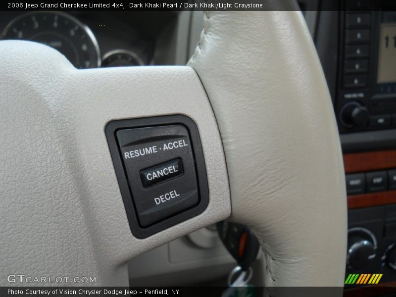 Dark Khaki Pearl / Dark Khaki/Light Graystone 2006 Jeep Grand Cherokee Limited 4x4