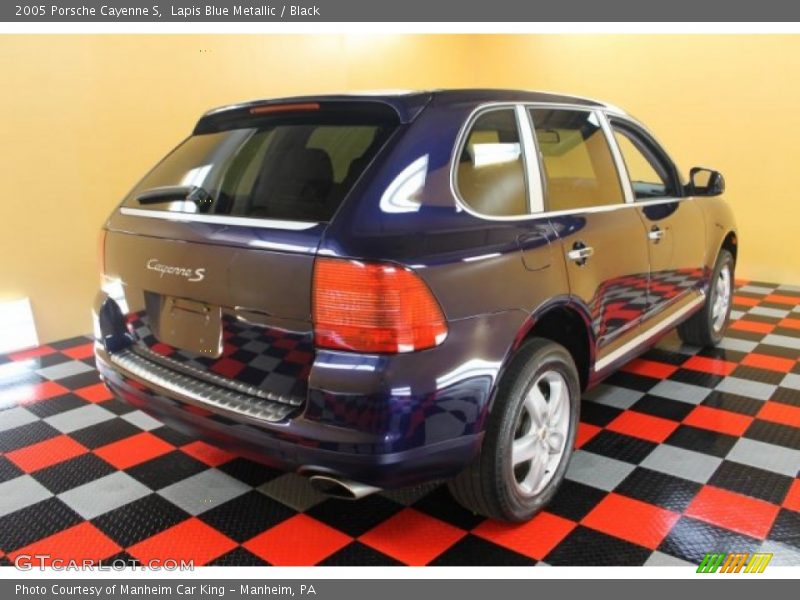 Lapis Blue Metallic / Black 2005 Porsche Cayenne S