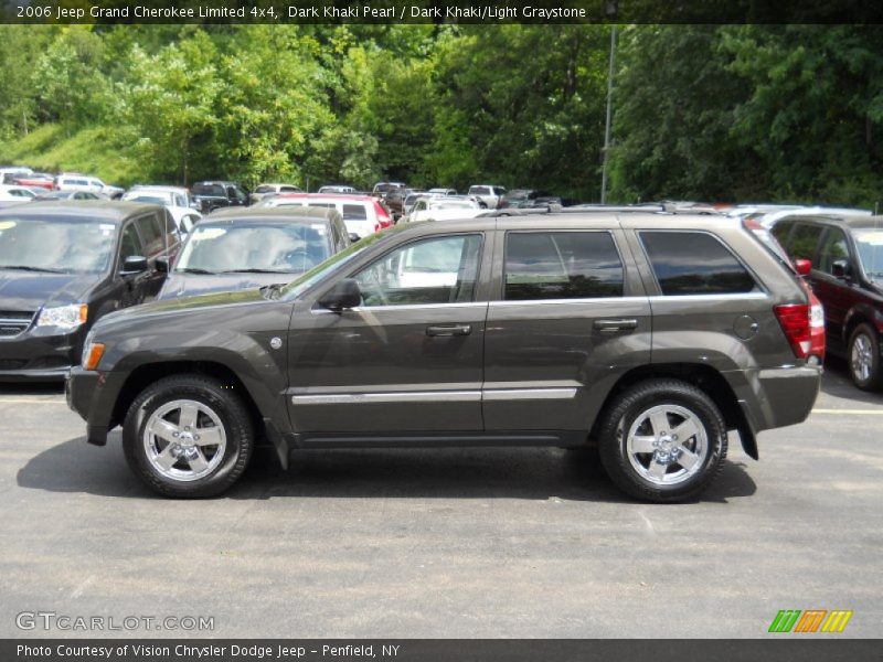 Dark Khaki Pearl / Dark Khaki/Light Graystone 2006 Jeep Grand Cherokee Limited 4x4