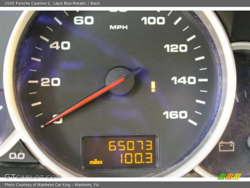 Lapis Blue Metallic / Black 2005 Porsche Cayenne S