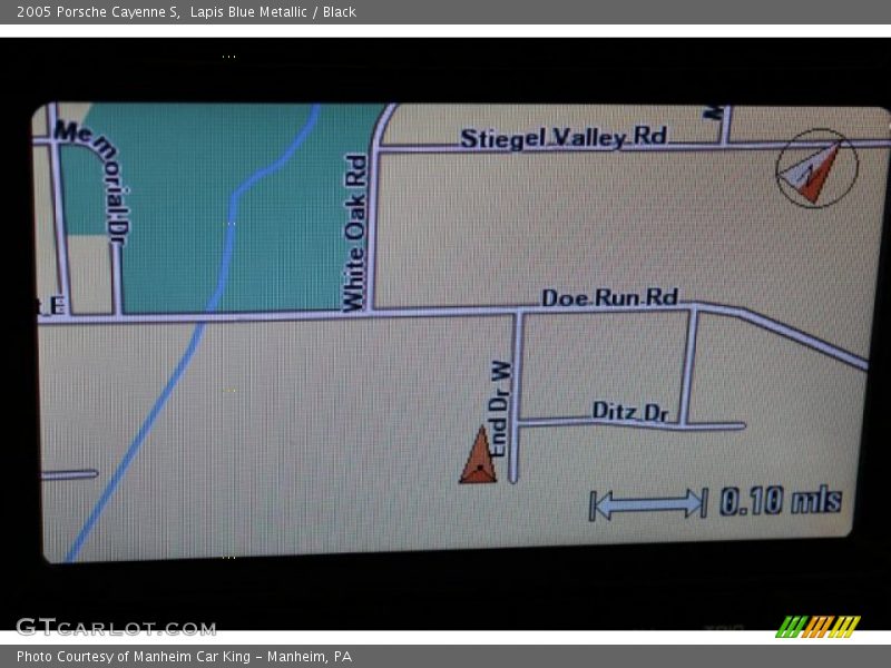 Lapis Blue Metallic / Black 2005 Porsche Cayenne S