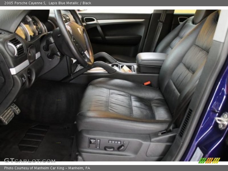 Lapis Blue Metallic / Black 2005 Porsche Cayenne S