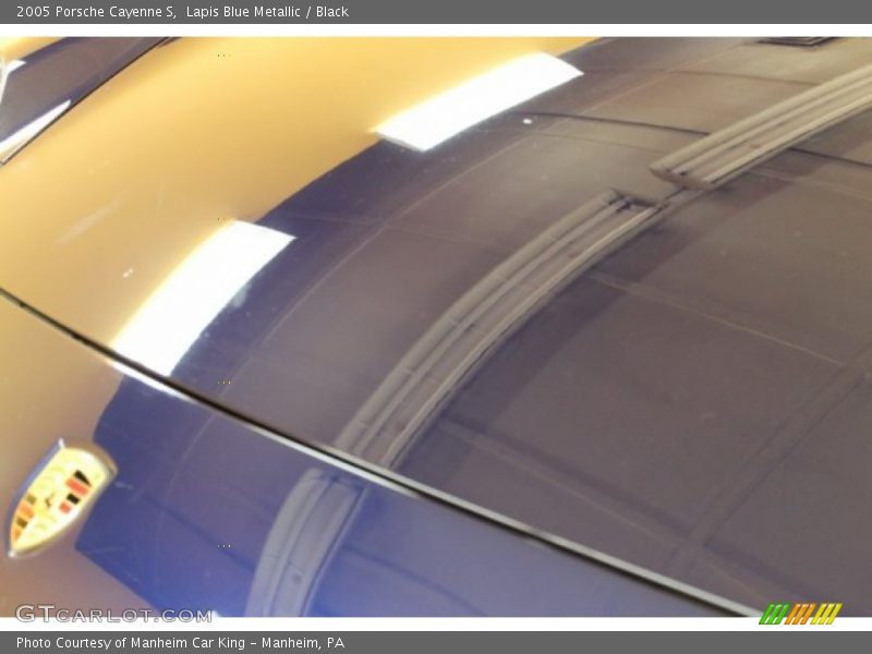 Lapis Blue Metallic / Black 2005 Porsche Cayenne S