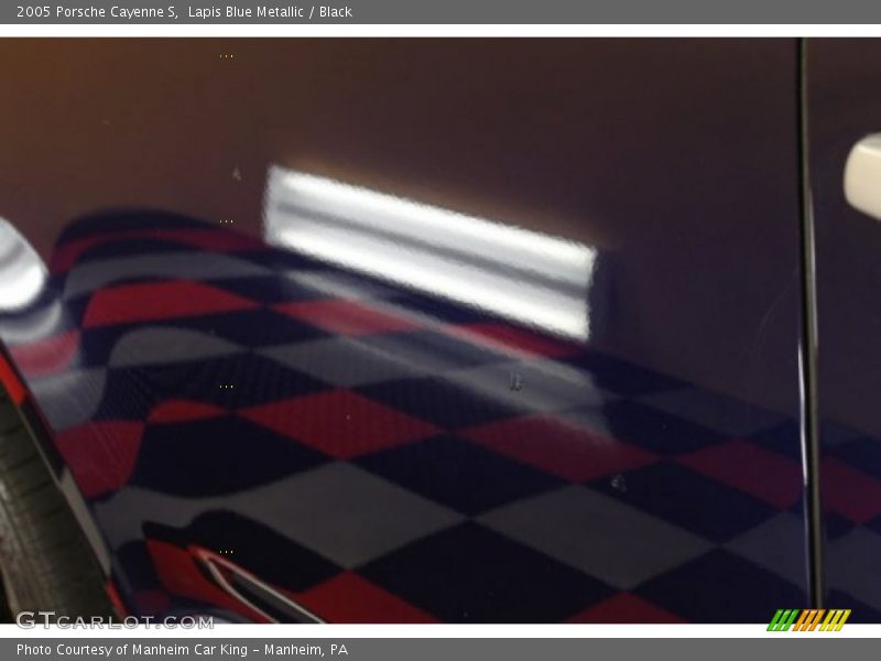 Lapis Blue Metallic / Black 2005 Porsche Cayenne S