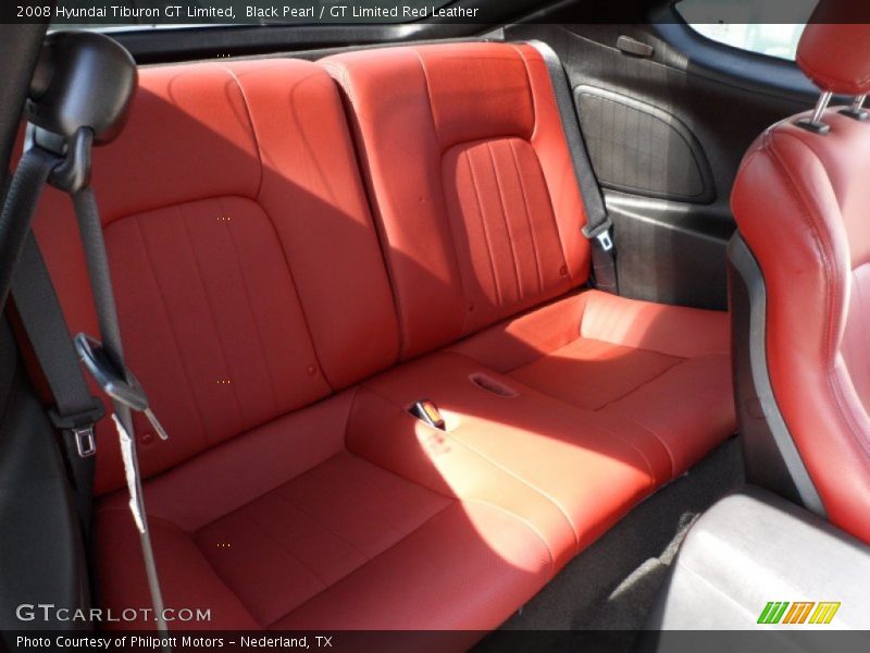 Black Pearl / GT Limited Red Leather 2008 Hyundai Tiburon GT Limited