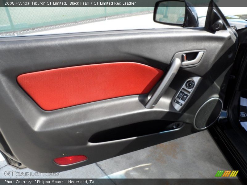 Black Pearl / GT Limited Red Leather 2008 Hyundai Tiburon GT Limited