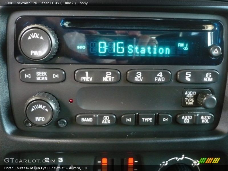 Black / Ebony 2008 Chevrolet TrailBlazer LT 4x4