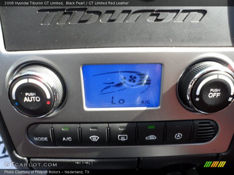 Black Pearl / GT Limited Red Leather 2008 Hyundai Tiburon GT Limited