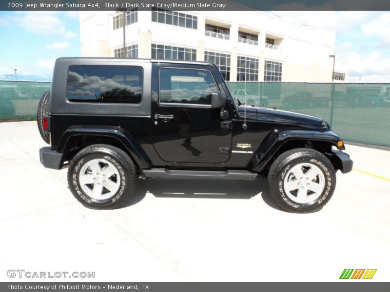 Black / Dark Slate Gray/Medium Slate Gray 2009 Jeep Wrangler Sahara 4x4