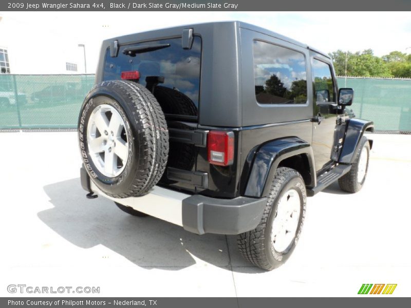 Black / Dark Slate Gray/Medium Slate Gray 2009 Jeep Wrangler Sahara 4x4