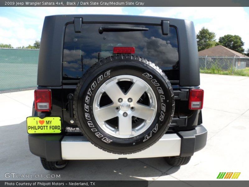 Black / Dark Slate Gray/Medium Slate Gray 2009 Jeep Wrangler Sahara 4x4