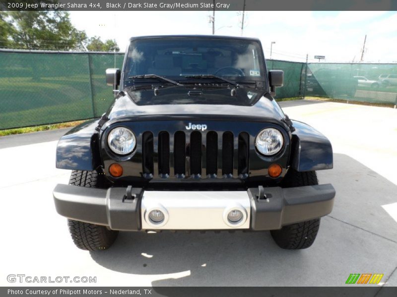 Black / Dark Slate Gray/Medium Slate Gray 2009 Jeep Wrangler Sahara 4x4