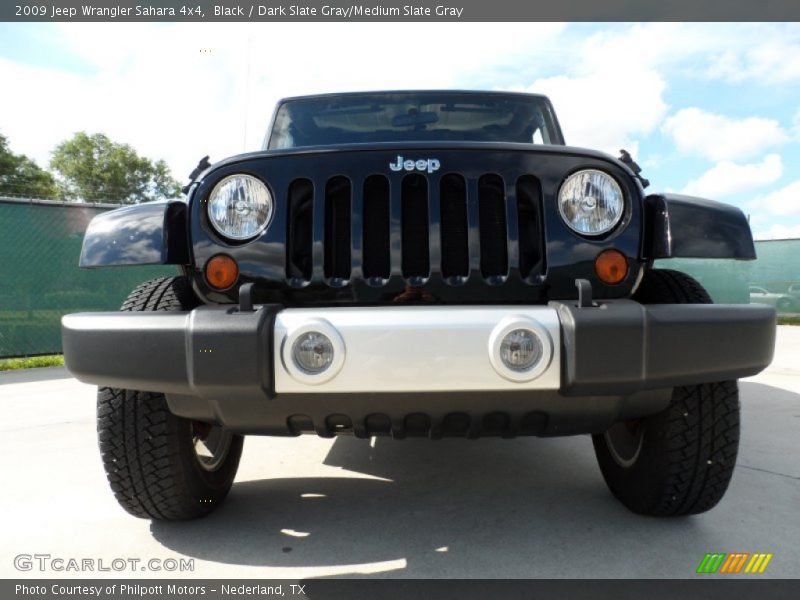 Black / Dark Slate Gray/Medium Slate Gray 2009 Jeep Wrangler Sahara 4x4