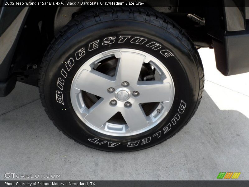 Black / Dark Slate Gray/Medium Slate Gray 2009 Jeep Wrangler Sahara 4x4