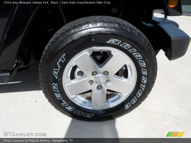 Black / Dark Slate Gray/Medium Slate Gray 2009 Jeep Wrangler Sahara 4x4