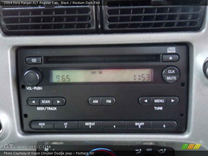 Black / Medium Dark Flint 2004 Ford Ranger XLT Regular Cab