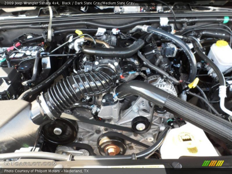 Black / Dark Slate Gray/Medium Slate Gray 2009 Jeep Wrangler Sahara 4x4
