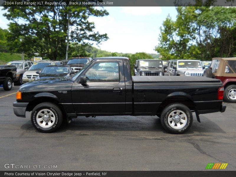 Black / Medium Dark Flint 2004 Ford Ranger XLT Regular Cab