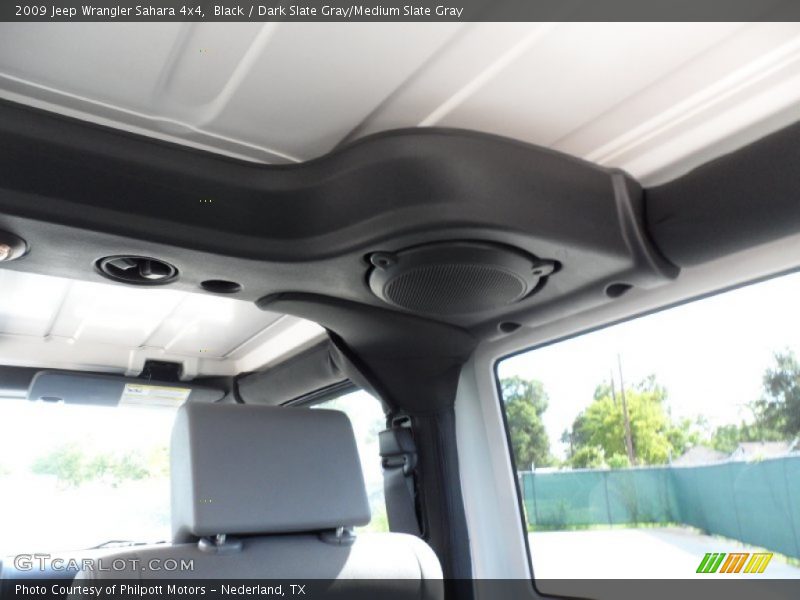 Black / Dark Slate Gray/Medium Slate Gray 2009 Jeep Wrangler Sahara 4x4
