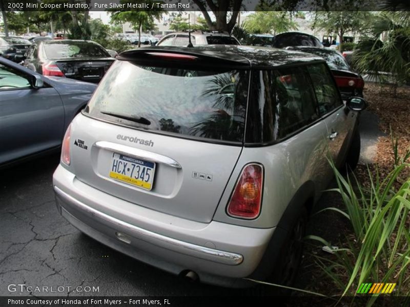Pure Silver Metallic / Tartan Red 2002 Mini Cooper Hardtop