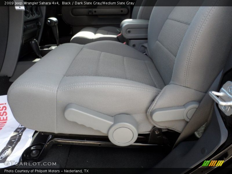 Black / Dark Slate Gray/Medium Slate Gray 2009 Jeep Wrangler Sahara 4x4