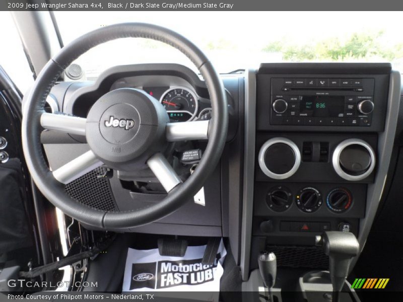 Black / Dark Slate Gray/Medium Slate Gray 2009 Jeep Wrangler Sahara 4x4