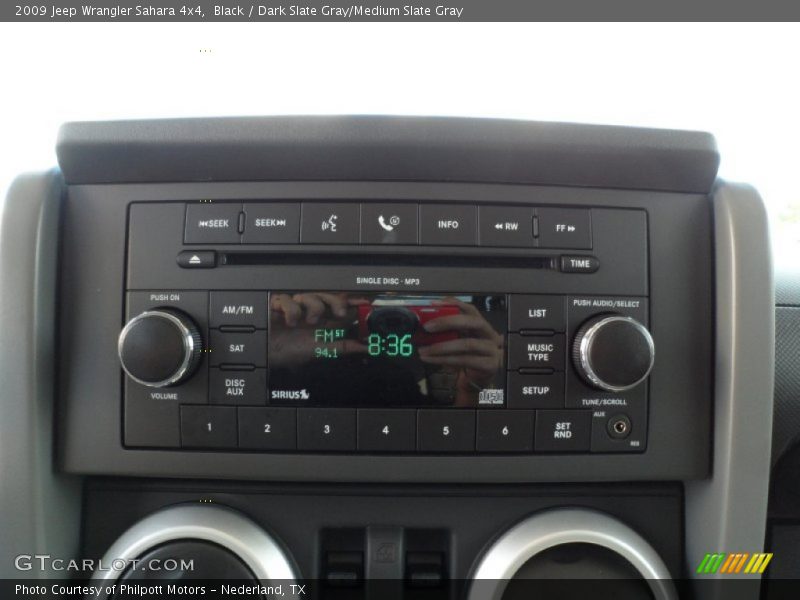 Black / Dark Slate Gray/Medium Slate Gray 2009 Jeep Wrangler Sahara 4x4