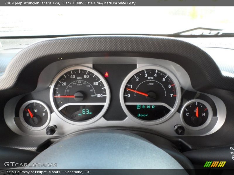Black / Dark Slate Gray/Medium Slate Gray 2009 Jeep Wrangler Sahara 4x4