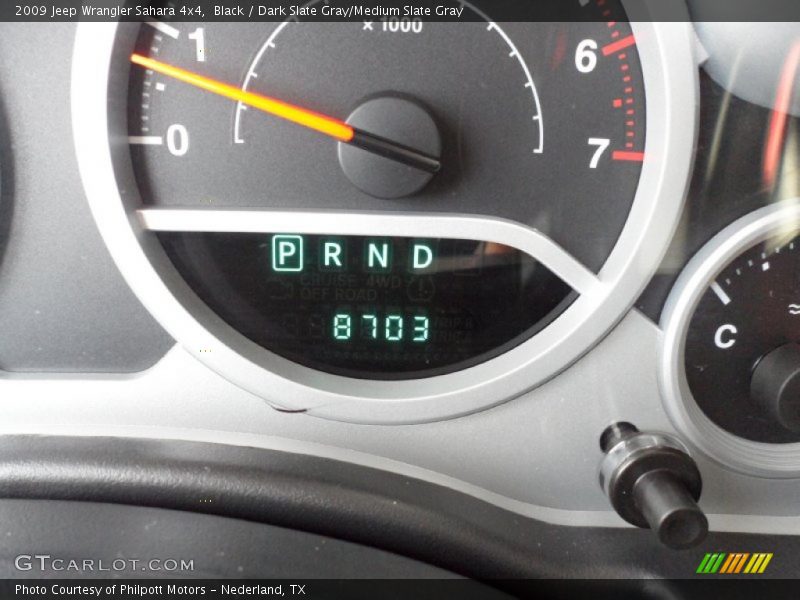 Black / Dark Slate Gray/Medium Slate Gray 2009 Jeep Wrangler Sahara 4x4