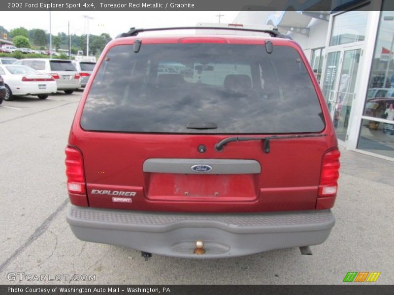 Toreador Red Metallic / Graphite 2002 Ford Explorer Sport 4x4