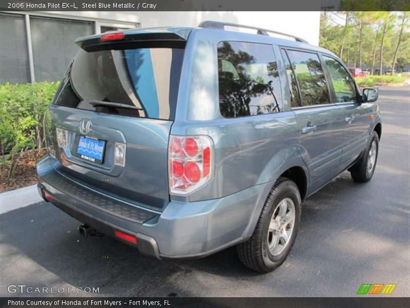 Steel Blue Metallic / Gray 2006 Honda Pilot EX-L