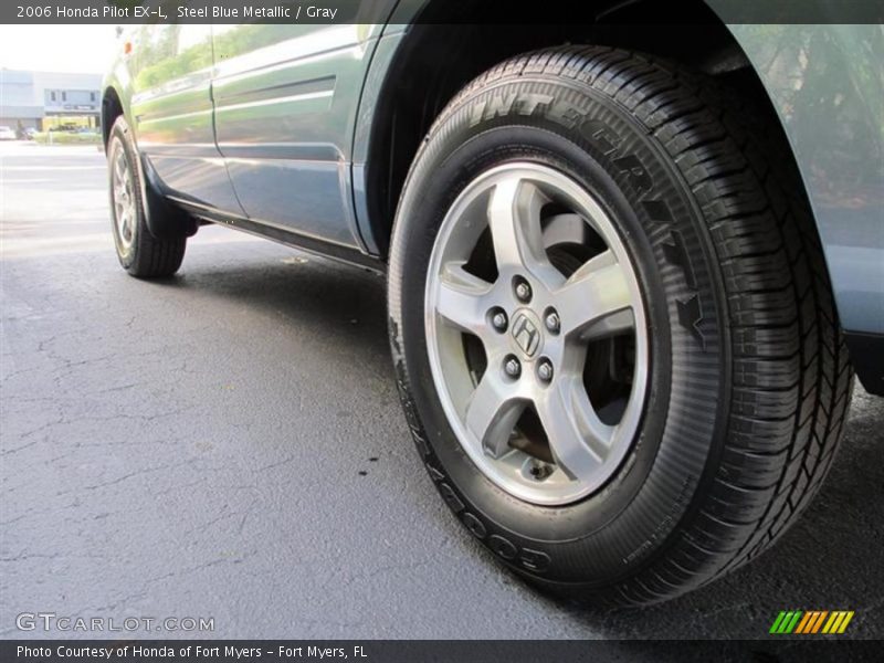 Steel Blue Metallic / Gray 2006 Honda Pilot EX-L