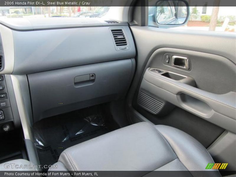 Steel Blue Metallic / Gray 2006 Honda Pilot EX-L