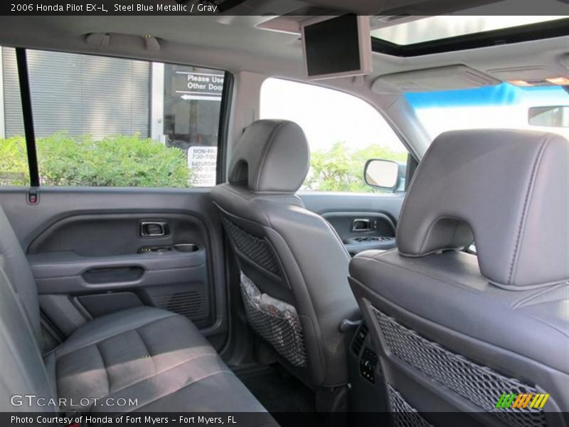 Steel Blue Metallic / Gray 2006 Honda Pilot EX-L