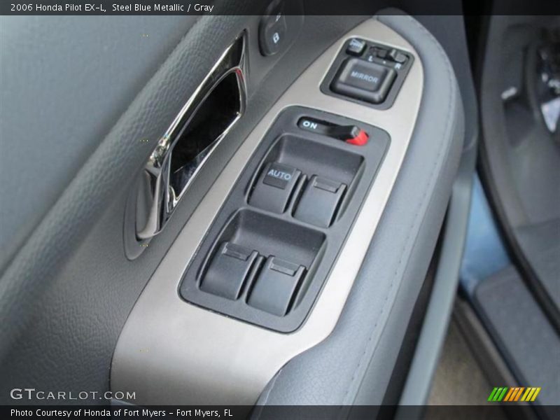 Steel Blue Metallic / Gray 2006 Honda Pilot EX-L