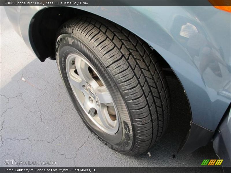 Steel Blue Metallic / Gray 2006 Honda Pilot EX-L