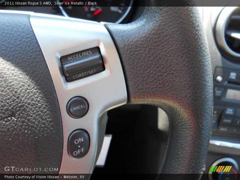Silver Ice Metallic / Black 2011 Nissan Rogue S AWD