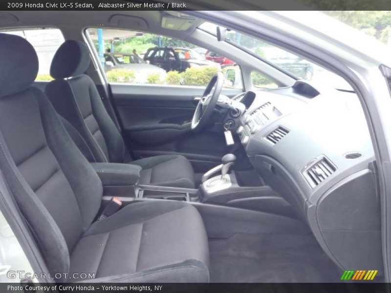 Alabaster Silver Metallic / Black 2009 Honda Civic LX-S Sedan