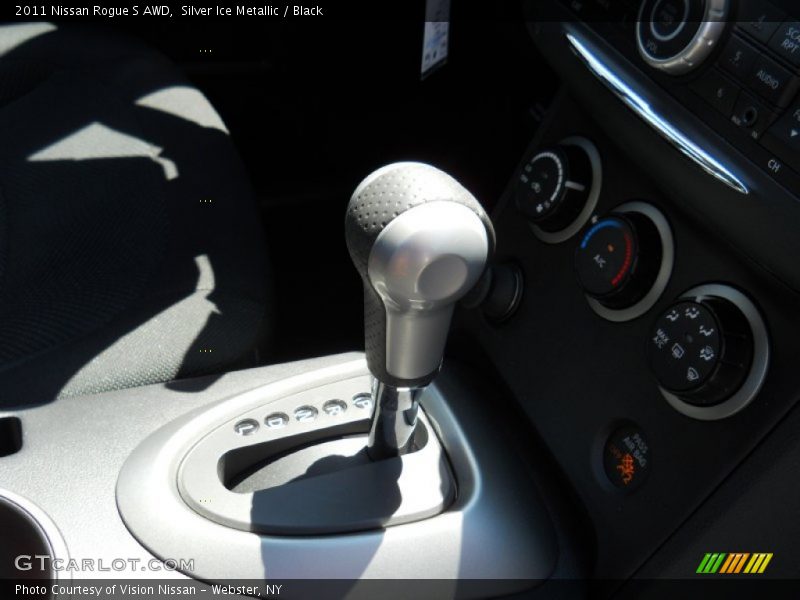 Silver Ice Metallic / Black 2011 Nissan Rogue S AWD