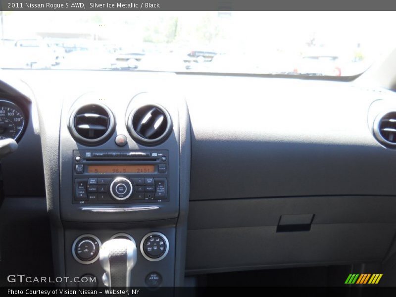 Silver Ice Metallic / Black 2011 Nissan Rogue S AWD