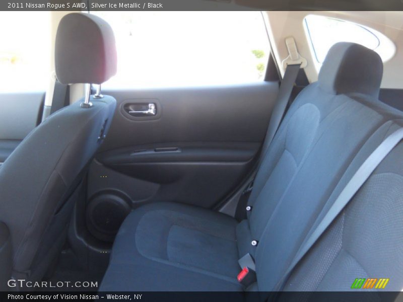Silver Ice Metallic / Black 2011 Nissan Rogue S AWD