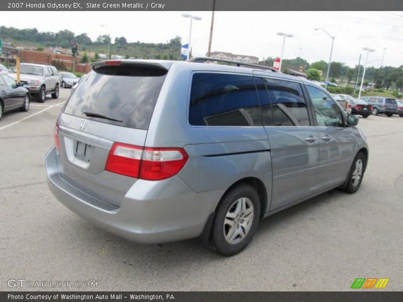 Slate Green Metallic / Gray 2007 Honda Odyssey EX