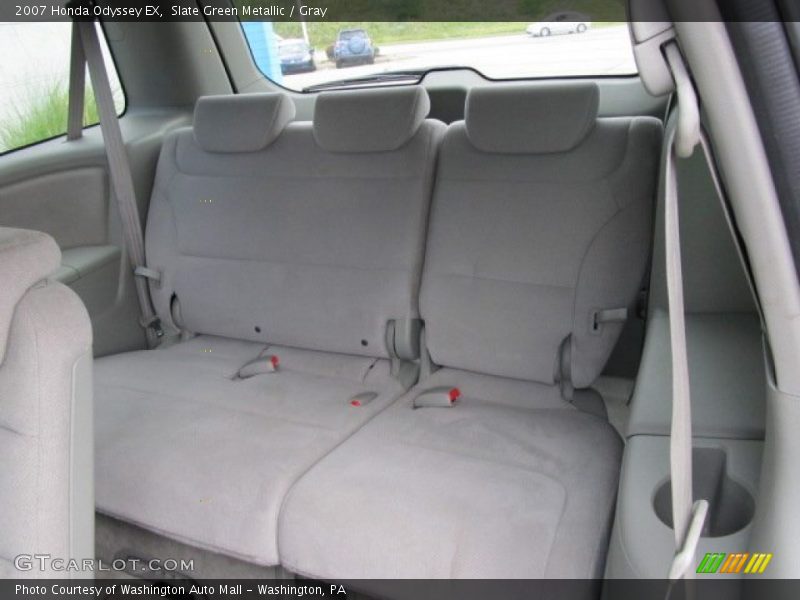 Slate Green Metallic / Gray 2007 Honda Odyssey EX